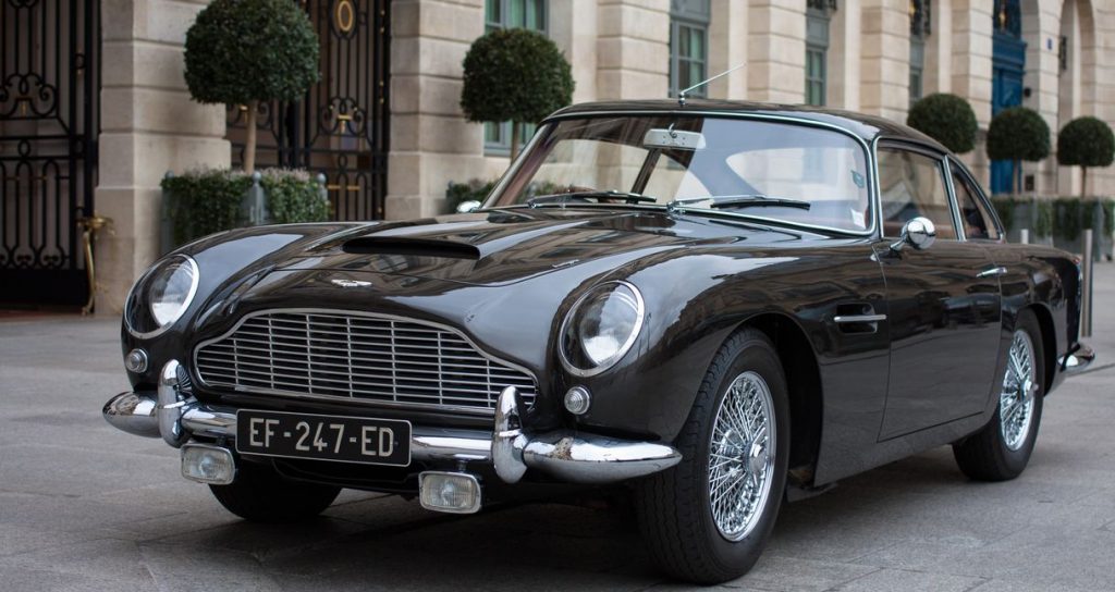 Vintage Black Aston Martin